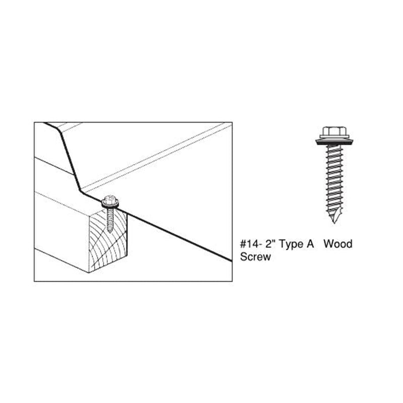 #14 - 2" Type A Wood Screw