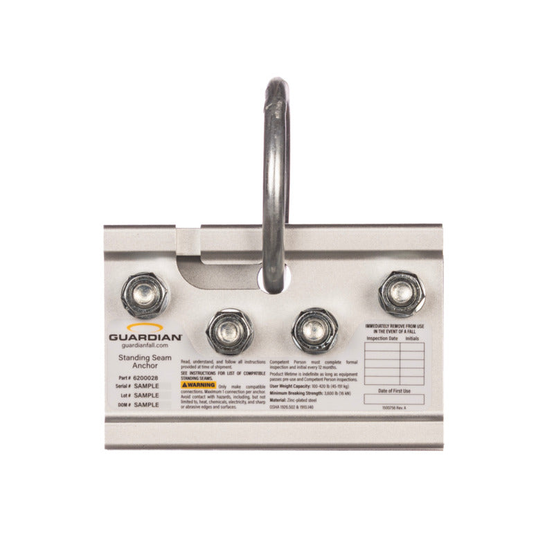Guardian 2 Way Standing Seam Anchor