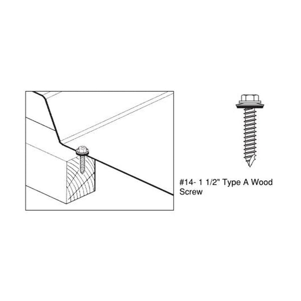 #14 - 1 1/2" Type A Wood Screw