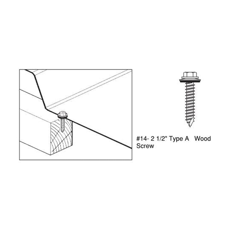 #14 - 2 1/2" Type A Wood Screw