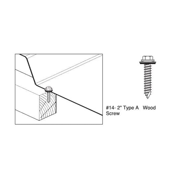 #14 - 2" Type A Wood Screw