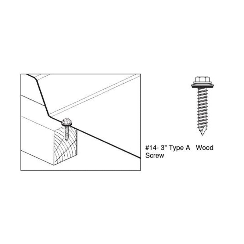 #14 - 3" Type A Wood Screw