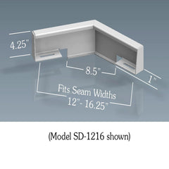 SKP Snow Diverter for Seams 12"-16" (SD-1216)