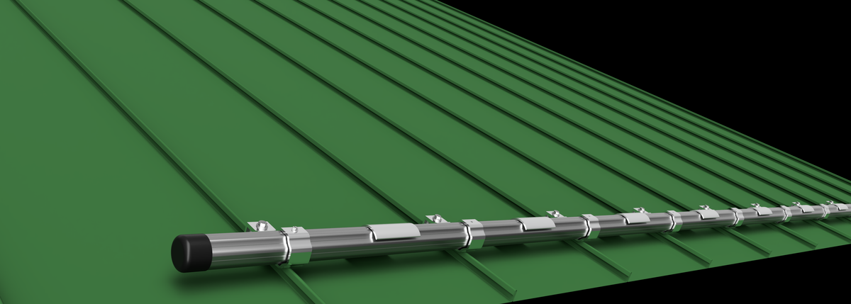 X-Gard™ 1.0 Clamp On Snow Guard for Standing Seam Metal Roofs