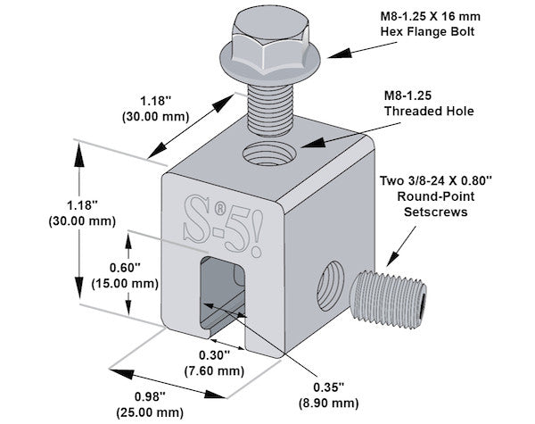 S-5-E™ Mini Seam Clamp